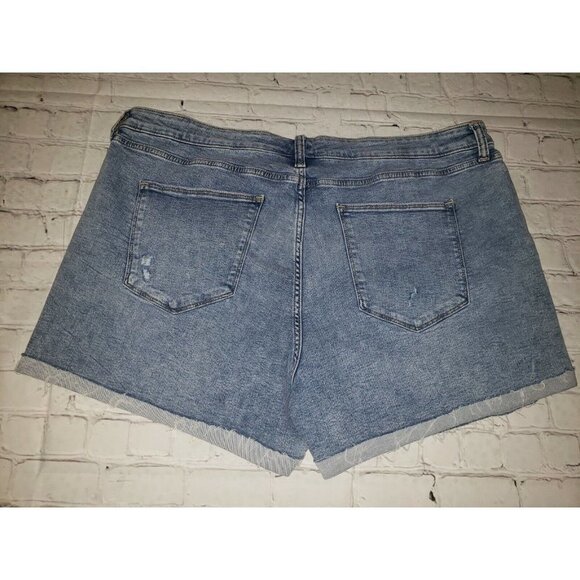 Nwt Arizona Jean Co Jrs Size 23 Mid-Rise Shortie Jean Shorts - Picture 2 of 2